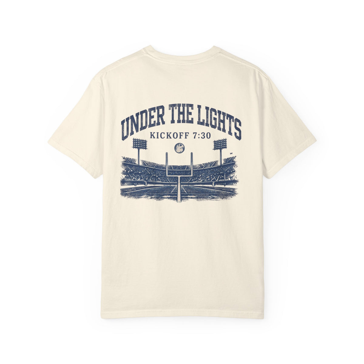 Under the Lights Football T-Shirt — 'Saturday Night Football' Stadium Graphic