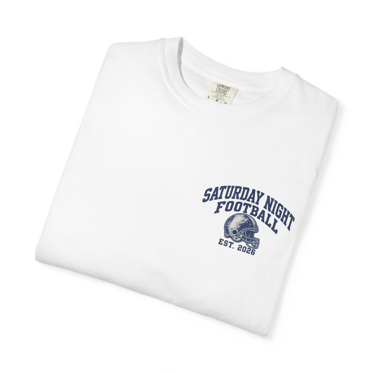 Under the Lights Football T-Shirt — 'Saturday Night Football' Stadium Graphic — product photo