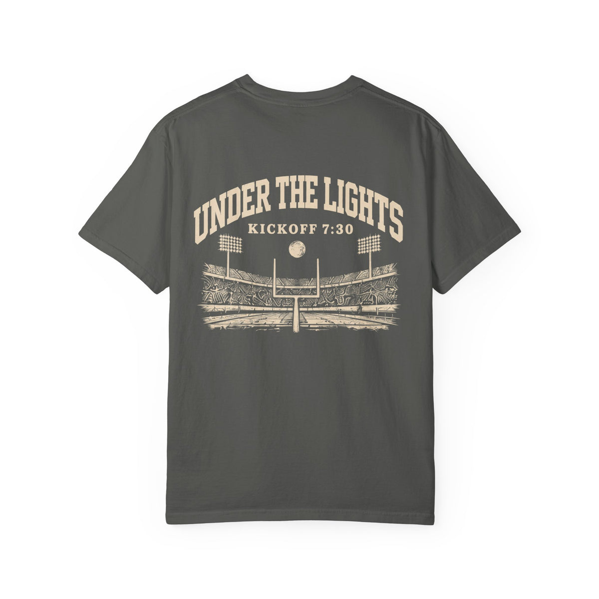 Under the Lights Football T-Shirt — 'Saturday Night Football' Stadium Graphic