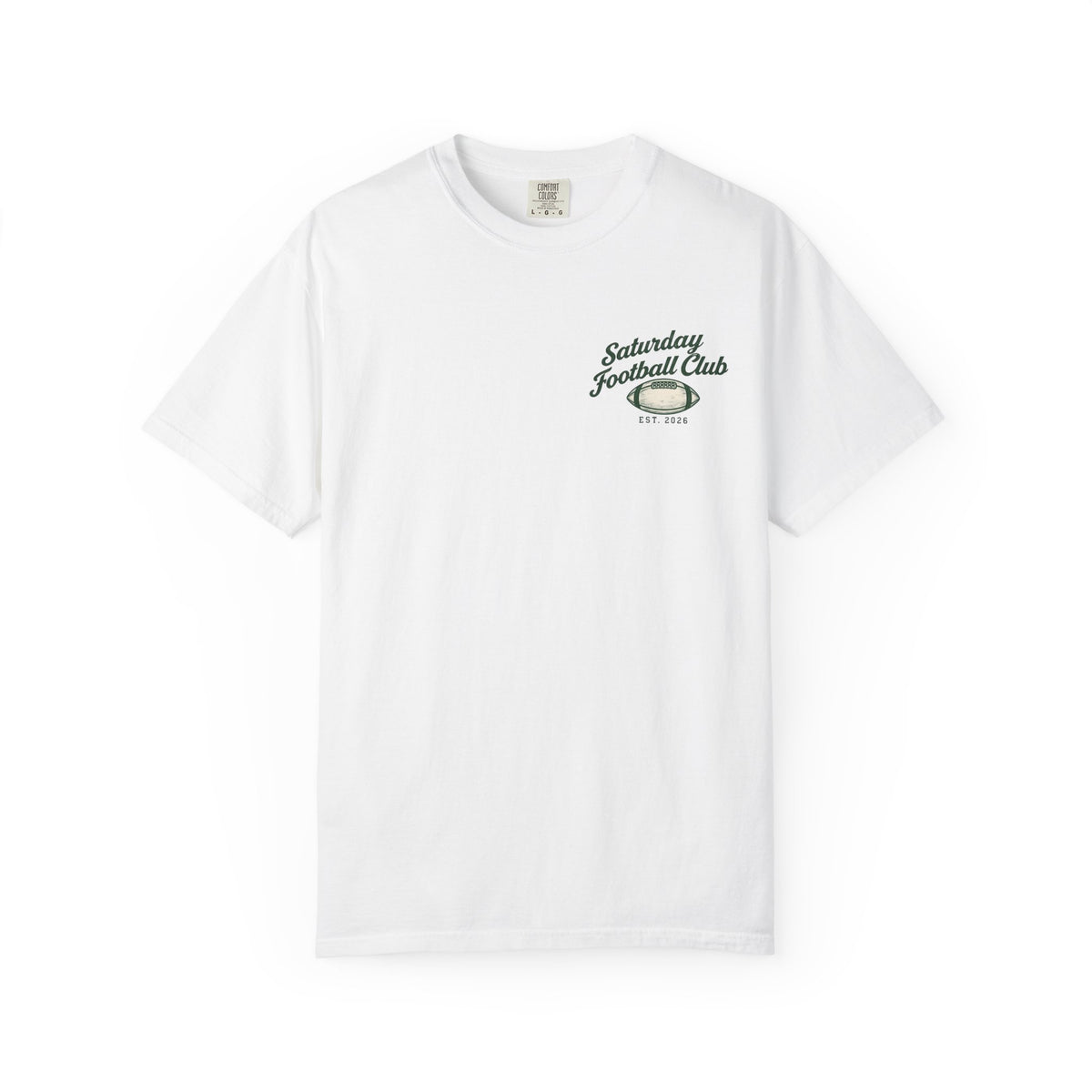 Unisex Garment-Dyed T-shirt — White colorway