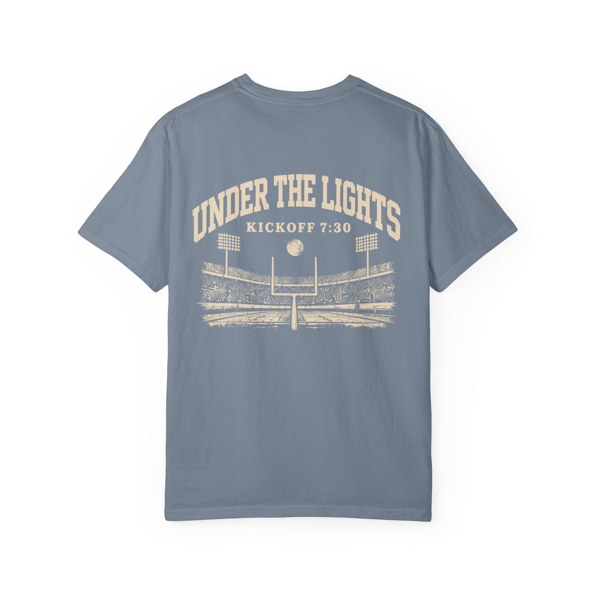 Under the Lights Football T-Shirt — 'Saturday Night Football' Stadium Graphic