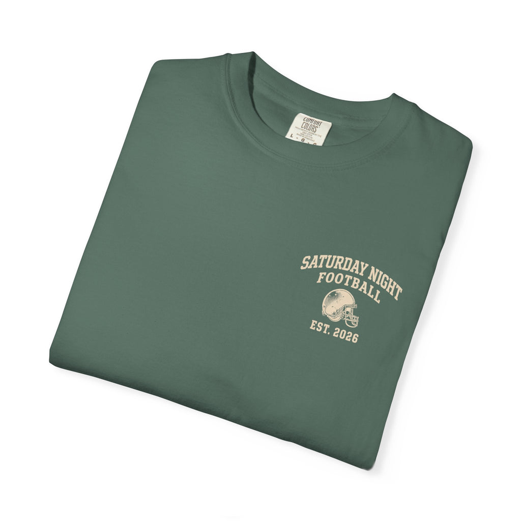 Under the Lights Football T-Shirt — 'Saturday Night Football' Stadium Graphic