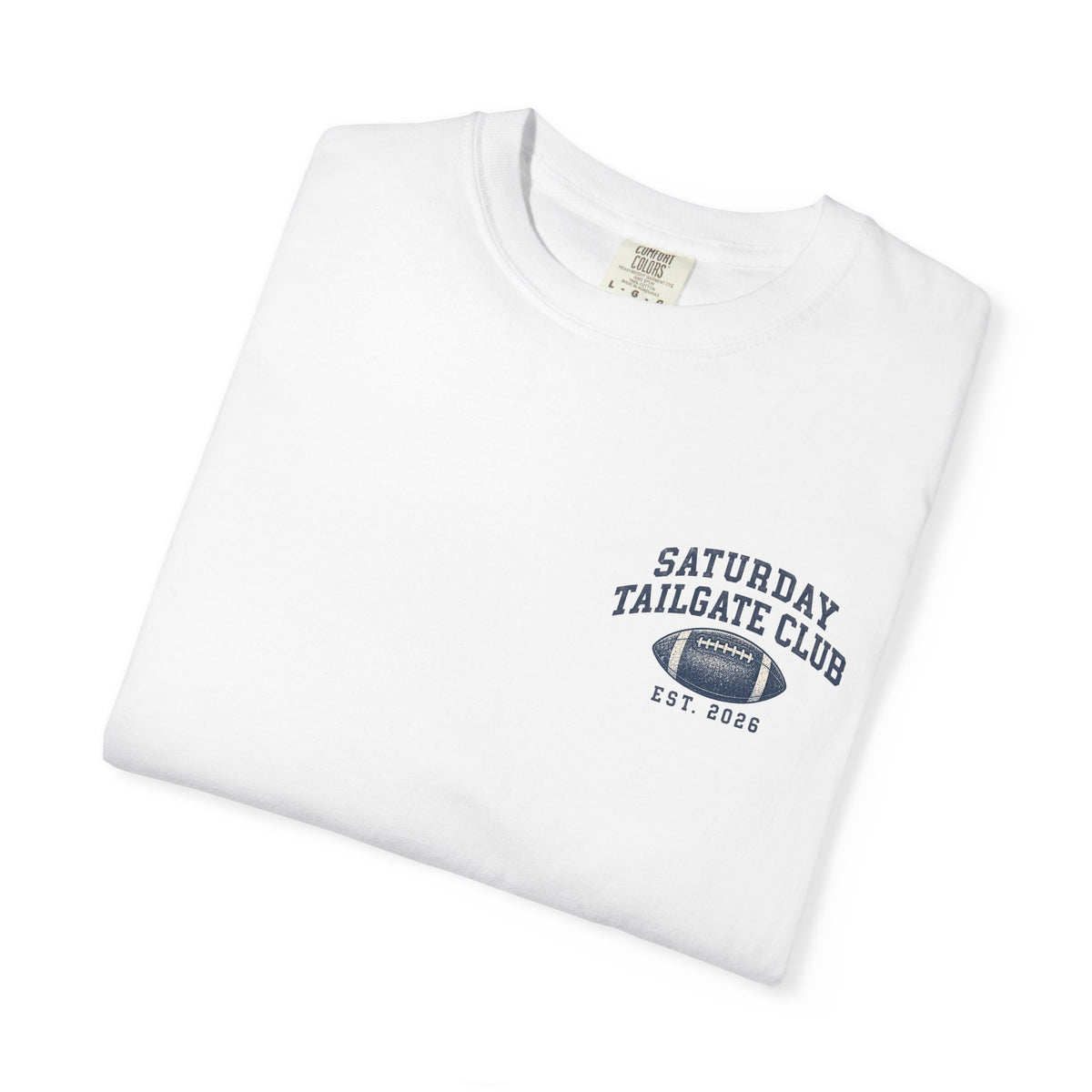 Tailgate Club T-Shirt — "Good Games Better Weekends" Husky Tailgate Tee — product photo