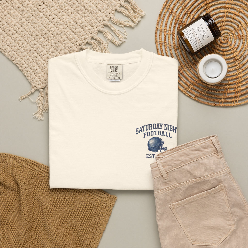 Under the Lights Football T-Shirt — 'Saturday Night Football' Stadium Graphic