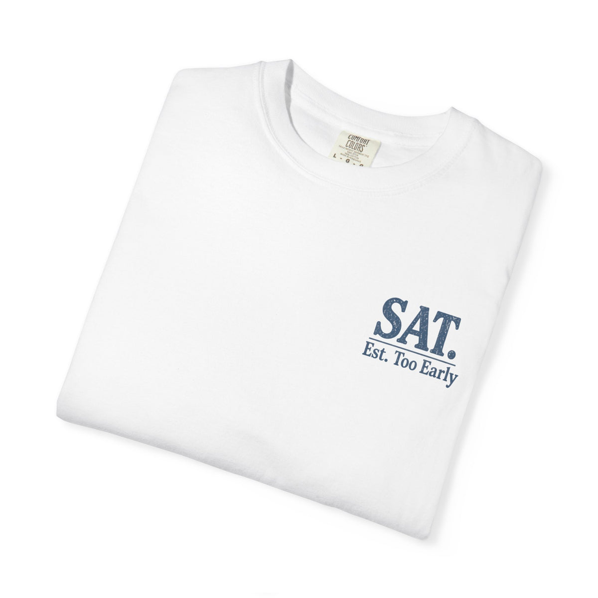 T-Shirt — "Saturday Started Thursday" Beach Sunset Tee — product photo