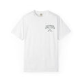 Saturday Golf Club T‑Shirt — Vintage Golf Course Illustration Tee — White colorway